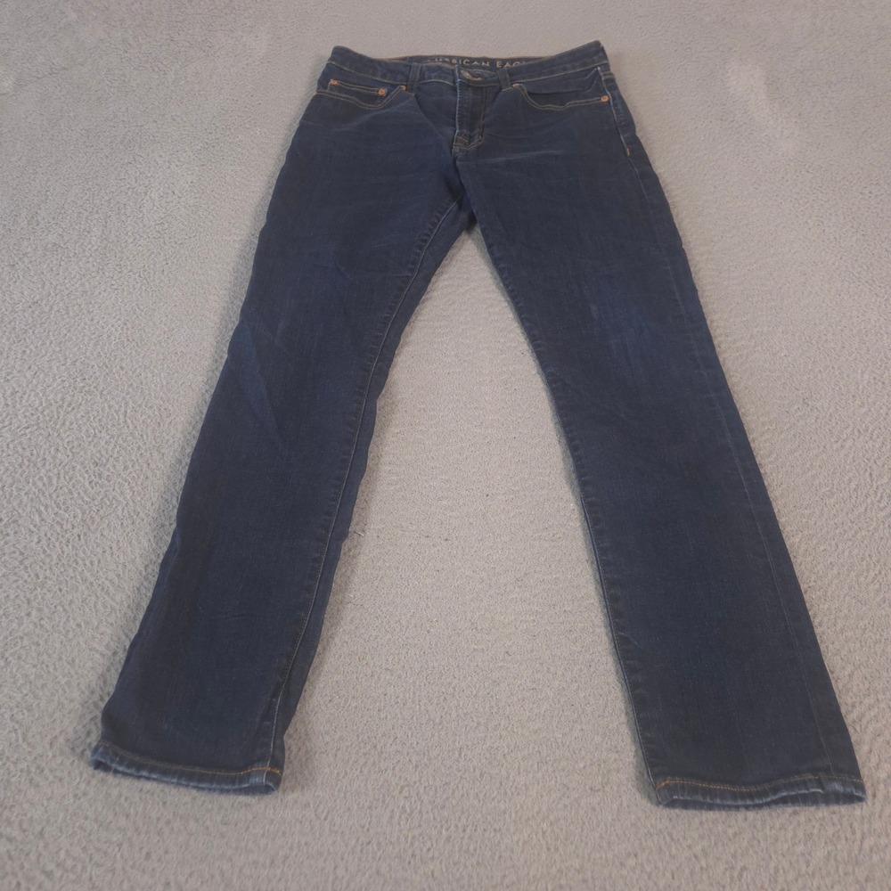 American Eagle Jeans Mens 31x30 Dark Wash Slim‎ Flex Stretch Denim Pants